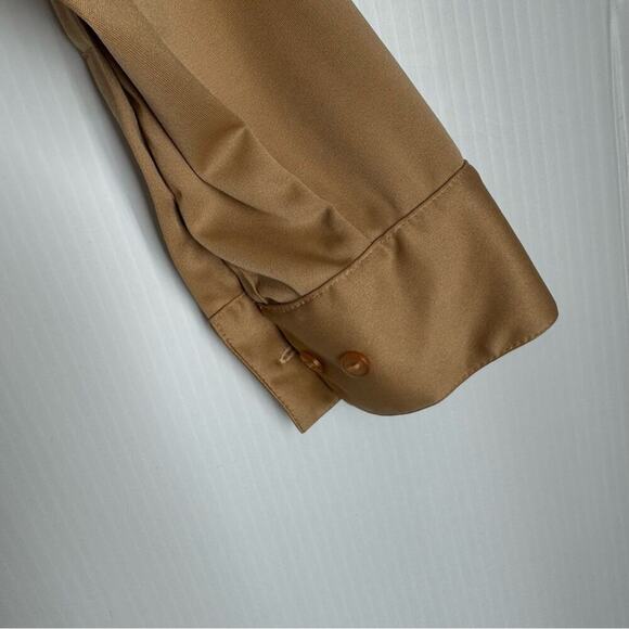 Bogari vintage button down polyester blend dress shirt size medium - Picture 5 of 6